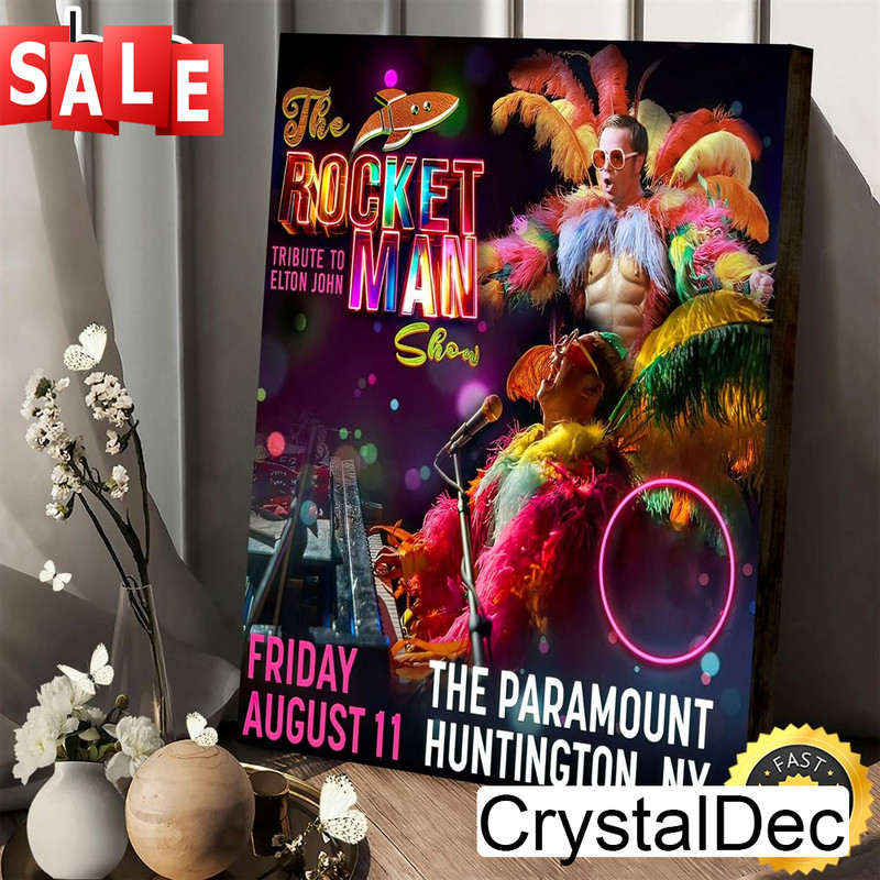 The Rocket Man Show A Tribute to Elton John The Paramount, Huntington August 11 Tour 2023 Canvas Poster.jpg