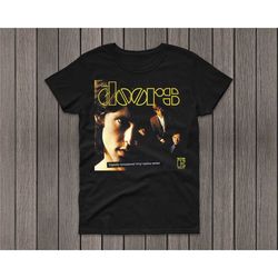 the doors jim morrison hippie styled posterthe doors jim morrison hippie styled poster unisex men's cotton t-shirt