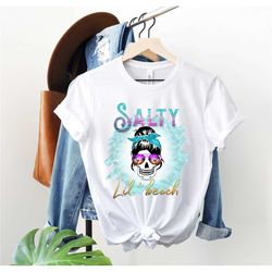 salty lil beach shirt, funny shirt, family vacation shirt, beach shirt, summer shirt, beach life shirt, summer vacation.