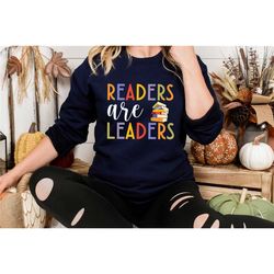 librarian shirt, reading teacher shirt, readers are leaders shirt, bookish shirt, school librarian tee, book lover tshir
