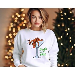 funny christmas sweatshirt, bingle jells shirt, funny deer shirt, drunken deer shirt, merry christmas sweatshirt, funny
