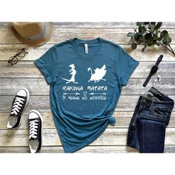 hakuna matata shirt, disney family shirt, it means no worries shirt, disney trip shirt, disney family shirts, disneyland