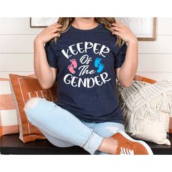 gender reveal keeper of the gender shirt, gender reveal shirt, keeper of the gender t-shirt, gender reveal party outfits