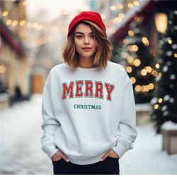 merry christmas shirt for women, merry sweatshirt, christmas crewneck sweatshirt, holiday shirts