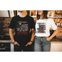 proud veteran shirt, veteran shirt, patriotic shirt for men, army veteran flag, gift for veterans day, veterans shirt, m