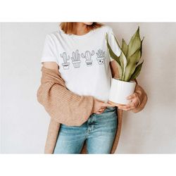 cactus shirts, cactus plants shirt, botanical shirt, cute cactus t-shirt, gardening t-shirt, cactus tshirt, cactus lover
