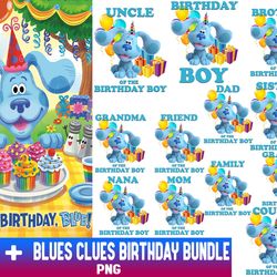 blues clues birthday bundle, blues clues png,blues clues birthday png design