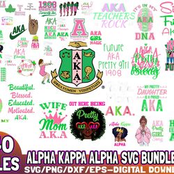140 files alpha kappa alpha svg bundle file