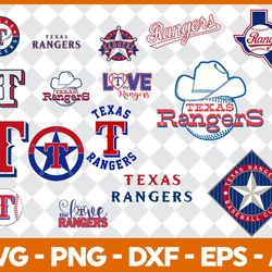 texas rangers baseball team svg file