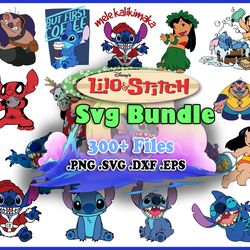 disney lilo & stitch svg bundle