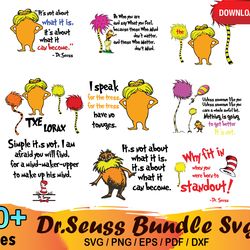10 lorax trees bundle svg, dr seuss svg, lorax svg