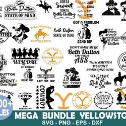 500 files mega bundle yellowstone svg, yellowstone symbols