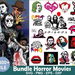 1800 files horror movies halloween svg bundle