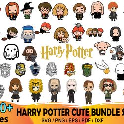 220 harry potter cute bundle svg, harry potter clipart