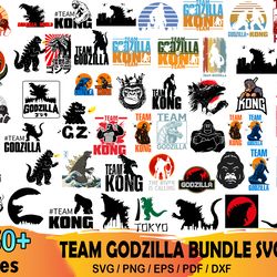 250 team godzilla svg bundle, godzilla svg, kong svg file digital