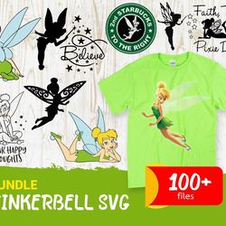 100 tinkerbell bundle svg, trending svg, tinkerbell svg