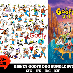100 Files Disney Goofy Svg, Disney Svg, Cartoon Svg