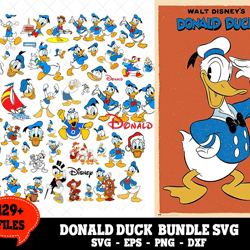 129 files donald duck svg bundle, disney svg, donald duck svg