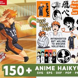 150 Anime Haikyuu Svg Bundle, Shoyo Hinata Svg