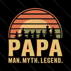 papa man myth legend svg, american flag svg, papa svg
