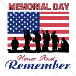 memorial day honor and remember png, memorial day png, military png, american flag png, patriotic design, stars and stri