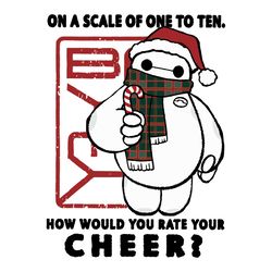 big hero baymax how would you rate your cheer svg file digital