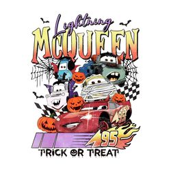 lightning mcqueen disney cars halloween png file digital