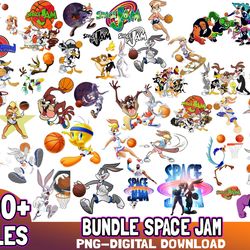 100 files space jam bundle png, cartoon png, space jam png file digital