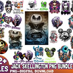 22 jack skellington png bundle, horror movie png bundle file digital