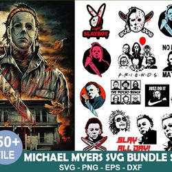 50 files michael myers svg bundle, halloween svg file digital