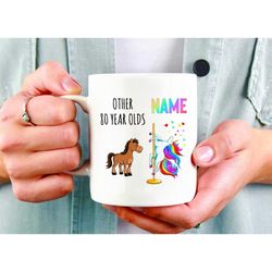 80th birthday mug, 80th birthday gift, 80 year old birthday, 80th birthday party gift, funny 80th cup, happy 80th birthd