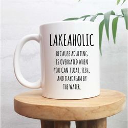 lake mug, lake house gift, cute lake house decor, aesthetic lake gift, lakehouse coffee mug, gifts for lake lovers, funn