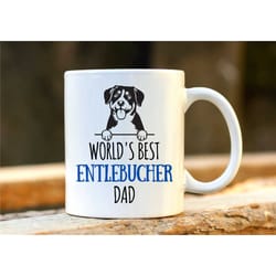world's best entlebucher dad. personalised entlebucher mug. dog lover gift. entlebucher owner present. gift for dad. gif