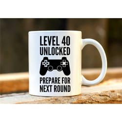 gamer mug. gaming mug. mens birthday mug. funny gamer gift. 40th birthday gift. gifts for men.