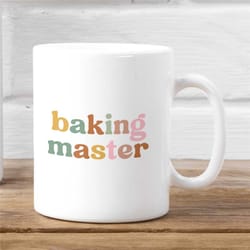 gift for baker, baker master mug, baker christmas gift, baker mug, gift for baker, funny baker gifts