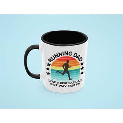 running dad mug, running dad, running lover gift, funny running cup, like a regular dad but way cooler, way faster, jogg