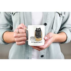 antidepressant cat mug, funny cat gifts, therapist coffee cup, cat owner gift, mental health mug, happy pills, depressio