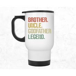godfather gifts, godfather travel mug, brother uncle godfather legend, god father proposal, godfather tumbler, funny god