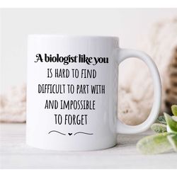 empowering biology mug, positive affirmation for bio graduate, science teacher, for men & women, professor appreciation,