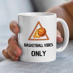 mug for hooper, traffic sign, funny b-ball cup, gift for basketball coach, ball sport, for boys, birthday present, men's