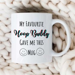 mug from favorite hoop buddy, basketball coach, b-ball cup, for hooper, baller, team gift, birthday present for boys, ne