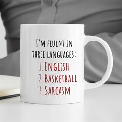 mug for basketball coach, enumeration b-ball cup, for hooper, baller, team gift, birthday present for boys, nephew, men,