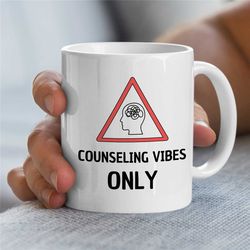 counseling vibes only, traffic sign, gift for therapist, family therapy appreciation, thank you gift, bcba, cbt birthday