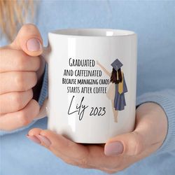 personalized manager graduation mug, custom gift for boss, coworker birthday, job appreciation, work office decor, profe
