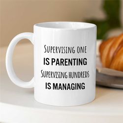 funny manager quote mug, gift for boss, coworker birthday, job appreciation, work office decor, profession, for him/her,