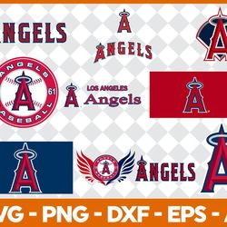 Los Angeles Angels Baseball Team SVG