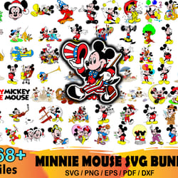 668 minnie mouse svg bundle, disney svg, mickey svg file