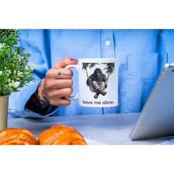 big foot coffee mug | funny gift idea for an outdoor, camping, hiking, nature or adventure loving husband, boyfriend or