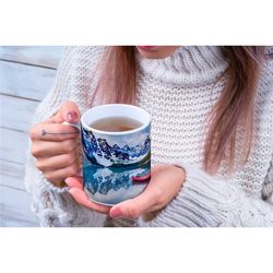 moraine lake, banff coffee mug | great gift idea for a canadian outdoor, camping, hiking, nature or adventure lover!