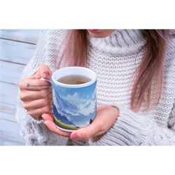 epic mountain coffee mug | great gift idea for an outdoor, camping, hiking, nature or adventure lover!